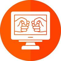 Fighting Game Vector Icon Design