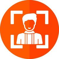 Face Scan Vector Icon Design