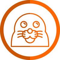 Seal Vector Icon Design