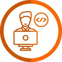 Programmer Vector Icon Design