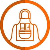 Apron Vector Icon Design