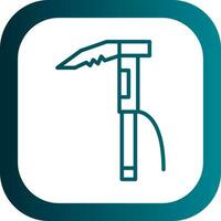 Ice axe Vector Icon Design