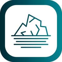 Iceberg arch Vector Icon Design