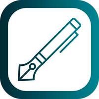 Ink Pen Vector Icon Design