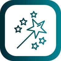 Magic Wand Vector Icon Design