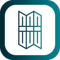 Folding Screen Vector Icon Design