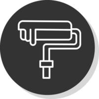 Paint Roller Vector Icon Design