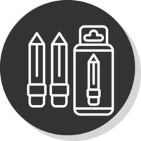 Color Pencil Vector Icon Design