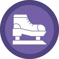 Ice skate Vector Icon Design