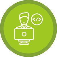 Programmer Vector Icon Design