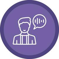 Voice Command Vector Icon Design