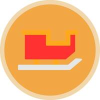 Sled Vector Icon Design