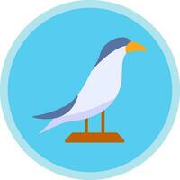 Arctic tern in flight Vector Icon Design