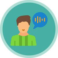 Voice Command Vector Icon Design