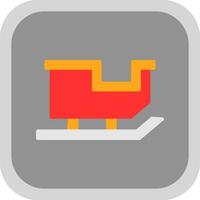 Sled Vector Icon Design