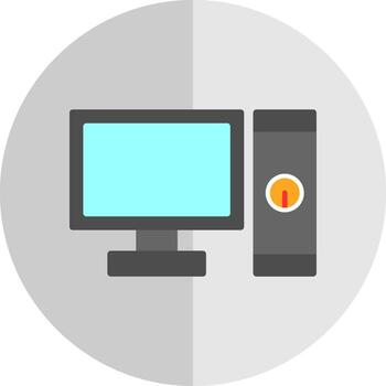 Computer Vector Icon Design