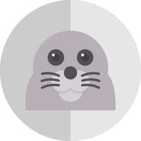 Seal Vector Icon Design