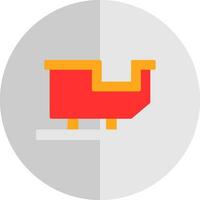 Sled Vector Icon Design