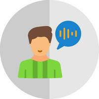 Voice Command Vector Icon Design