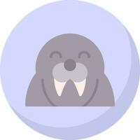 Walrus Vector Icon Design