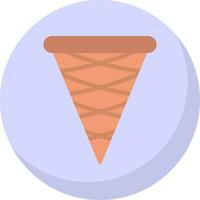 Ice cream cone Vector Icon Design