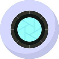 Camera Lens Vector Icon Design