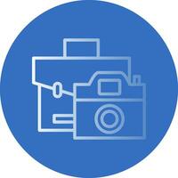 Camera Bag Vector Icon Design