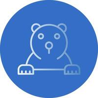 Polar bear Vector Icon Design