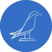 ártico golondrina de mar en vuelo vector icono diseño