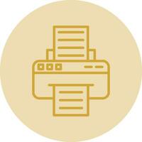 Printer Vector Icon Design