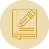 Sketchbook Vector Icon Design