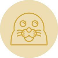 Seal Vector Icon Design