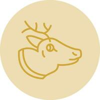 Reindeer Vector Icon Design