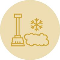 Snow shovel Vector Icon Design