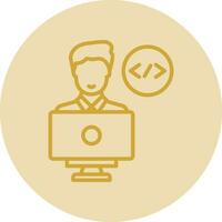 Programmer Vector Icon Design