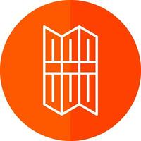Folding Screen Vector Icon Design