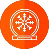 Snow globe Vector Icon Design