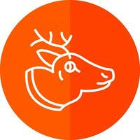 Reindeer Vector Icon Design