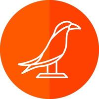 ártico golondrina de mar en vuelo vector icono diseño