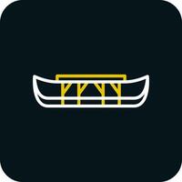 Eskimo kayak Vector Icon Design