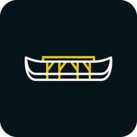 Eskimo kayak Vector Icon Design