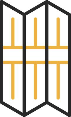 Folding Screen Vector Icon Design