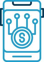 Digital Money Vector Icon Design
