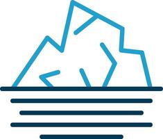 Iceberg arch Vector Icon Design