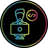 Programmer Vector Icon Design