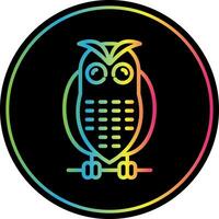 Snowy owl Vector Icon Design