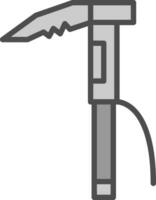 Ice axe Vector Icon Design