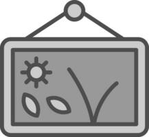 Framing Vector Icon Design