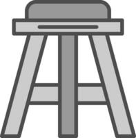 Stool Vector Icon Design