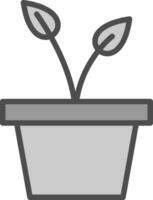 diseño de icono de vector de planta